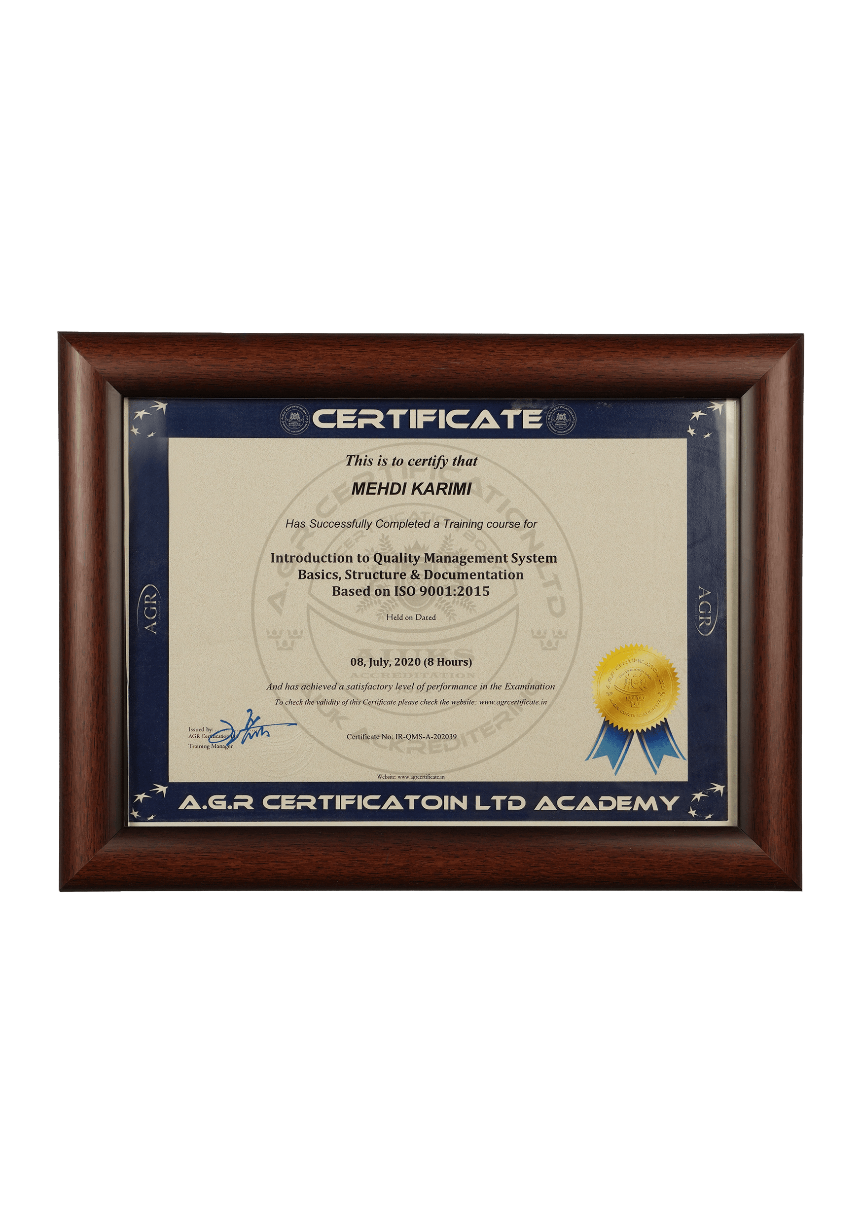آموزش ISO 9001:2015